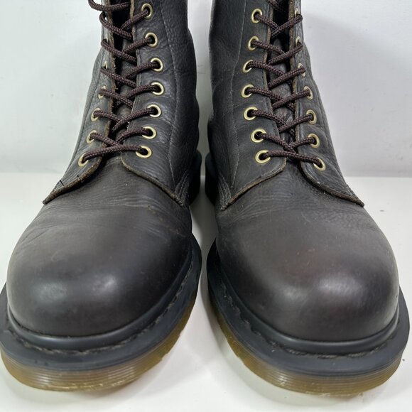 Dr. Martens Pebbles Leather Lace Up Boots Dark Brown Men's Size 11 - Picture 8 of 16